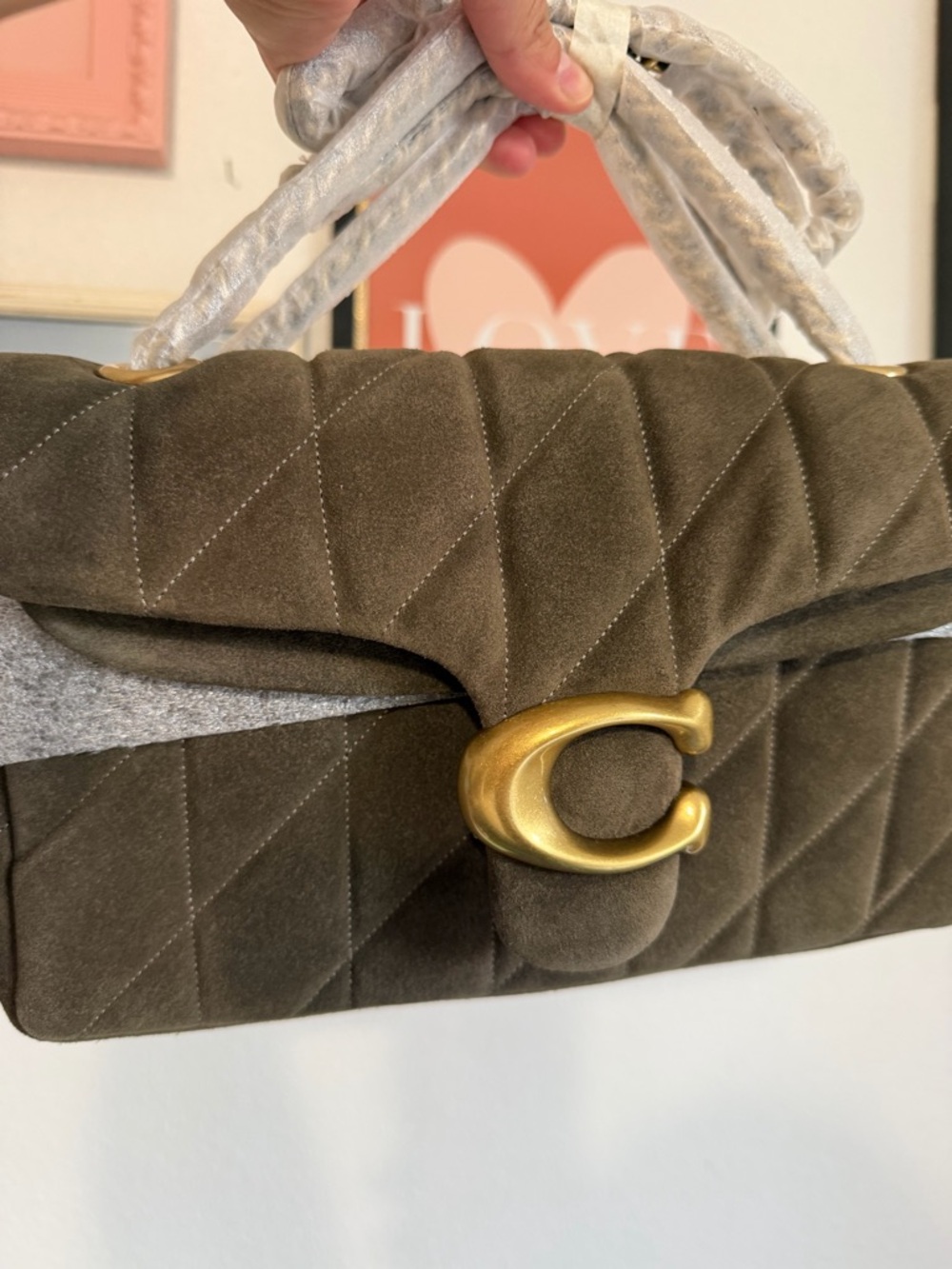 NWT Coach Tabby Shoulder Bag 26 in Olive - Picture 3 of 13